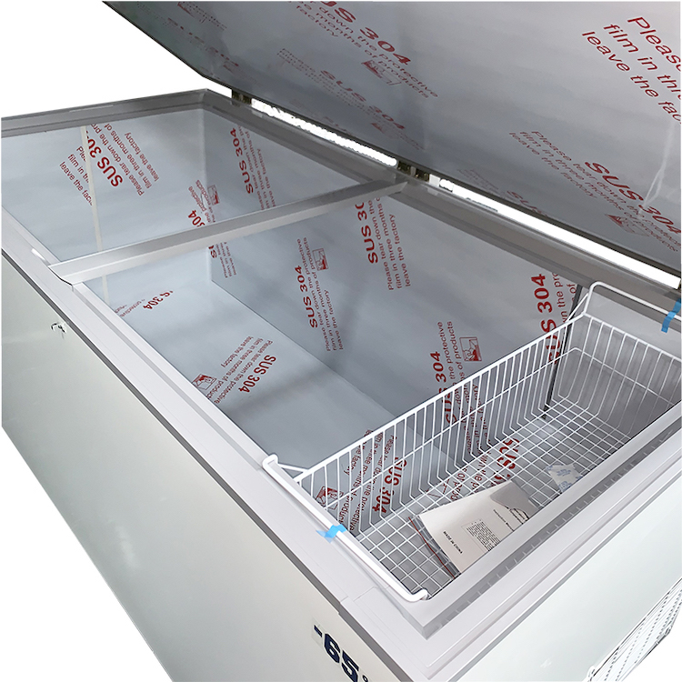 1000L -45/-65度低温柜 用于海鲜/牛肉/人体器官/疫苗等储存 